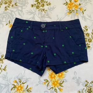 Freestyle Size 7 Navy Polka Dot Shorts